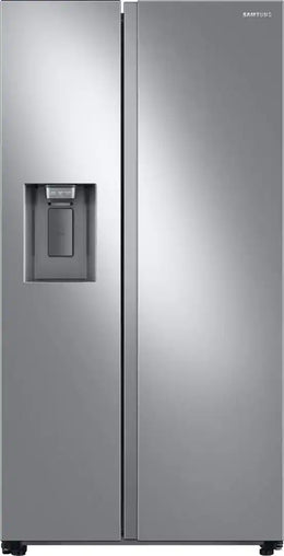 Samsung - 36 in. Wide 27.4 cu. ft. Side-by-Side Refrigerator with Large Capacity - Stainless Steel