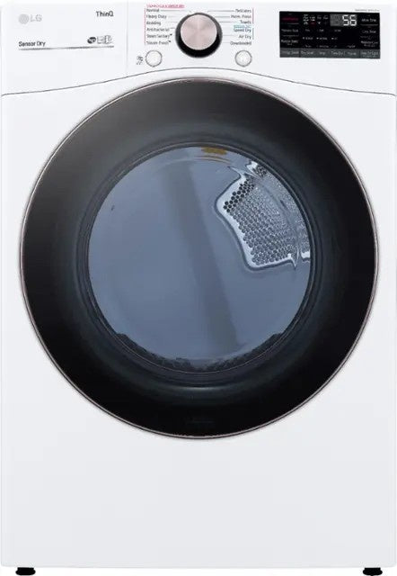 Package - LG - 4.5 Cu. Ft. High-Efficiency Stackable Smart Front Load Washer with Steam and Built-In Intelligence and 7.4 Cu. Ft. Stackable Smart Gas Dryer with Steam and Built-In Intelligence - White
