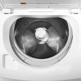 Package - Insignia™ - 3.7 Cu. Ft. High Efficiency 12-Cycle Top-Loading Washer and 6.7 Cu. Ft. Gas Dryer with Sensor Dry - White