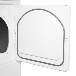 Package - Insignia™ - 3.7 Cu. Ft. High Efficiency 12-Cycle Top-Loading Washer and 6.7 Cu. Ft. Gas Dryer with Sensor Dry - White