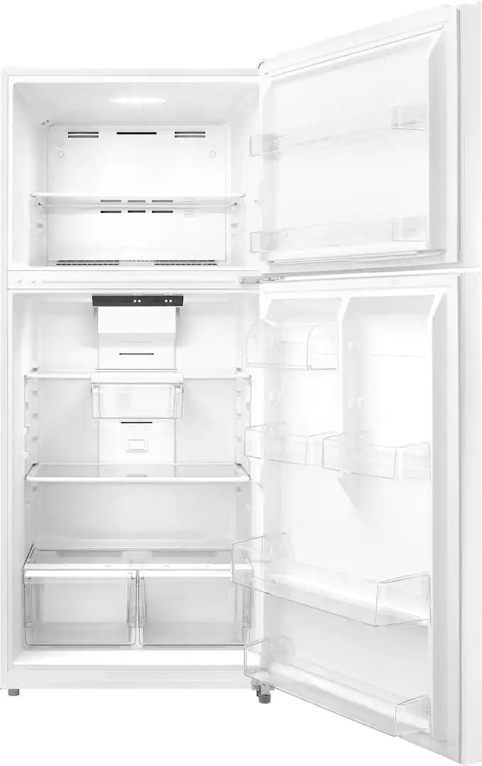 Insignia™ - 30 in. Wide 18 Cu. Ft. Top-Freezer Refrigerator with ENERGY STAR Certification - White