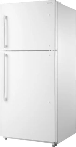 Insignia™ - 30 in. Wide 18 Cu. Ft. Top-Freezer Refrigerator with Handles - White