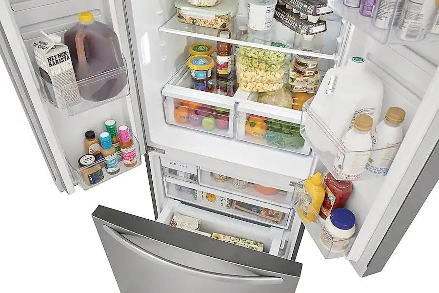 Frigidaire - 32 in. Wide 17.6 Cu. Ft. Counter-Depth French Door Refrigerator - Fingerprint-Resistant Stainless Steel Look