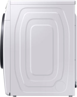 Package - Samsung - 4.5 Cu. Ft. High-Efficiency Stackable Smart Front Load Washer with Steam and Super Speed Wash and 7.5 Cu. Ft. Stackable Smart Electric Dryer with Steam Sanitize+ - White