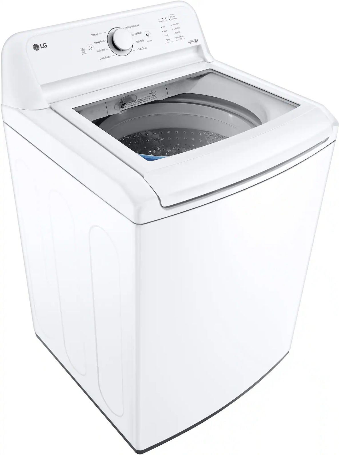 Package - LG - 4.1 Cu. Ft. High-Efficiency Top Load Washer with TurboDrum Technology and 7.3 Cu. Ft. Electric Dryer with Sensor Dry - White