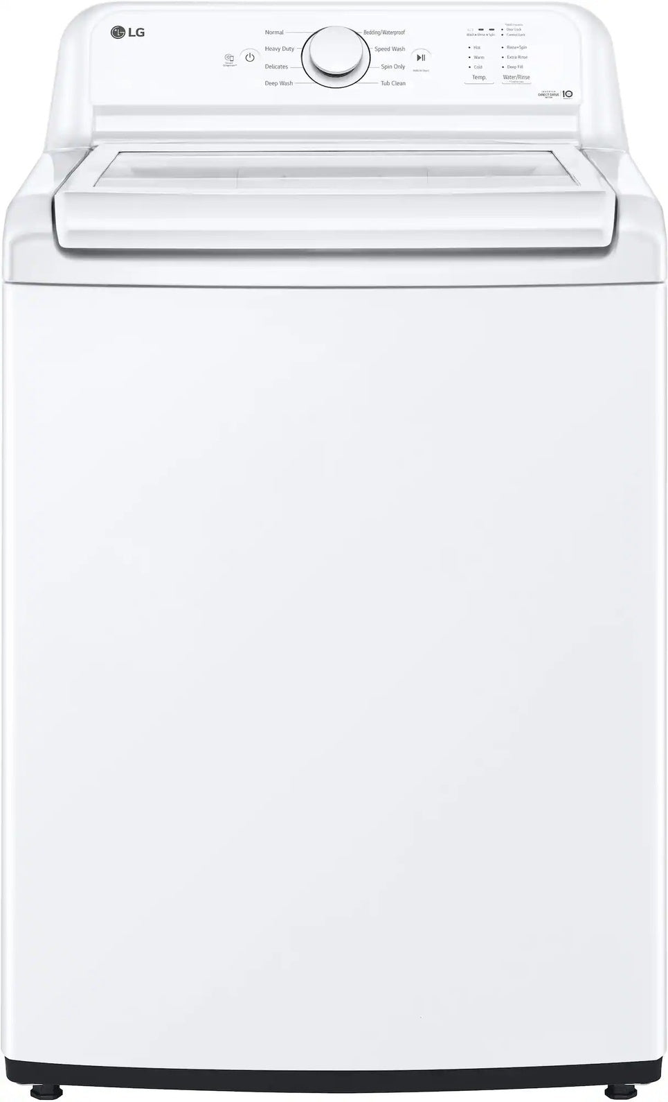 Package - LG - 4.1 Cu. Ft. High-Efficiency Top Load Washer with TurboDrum Technology and 7.3 Cu. Ft. Electric Dryer with Sensor Dry - White