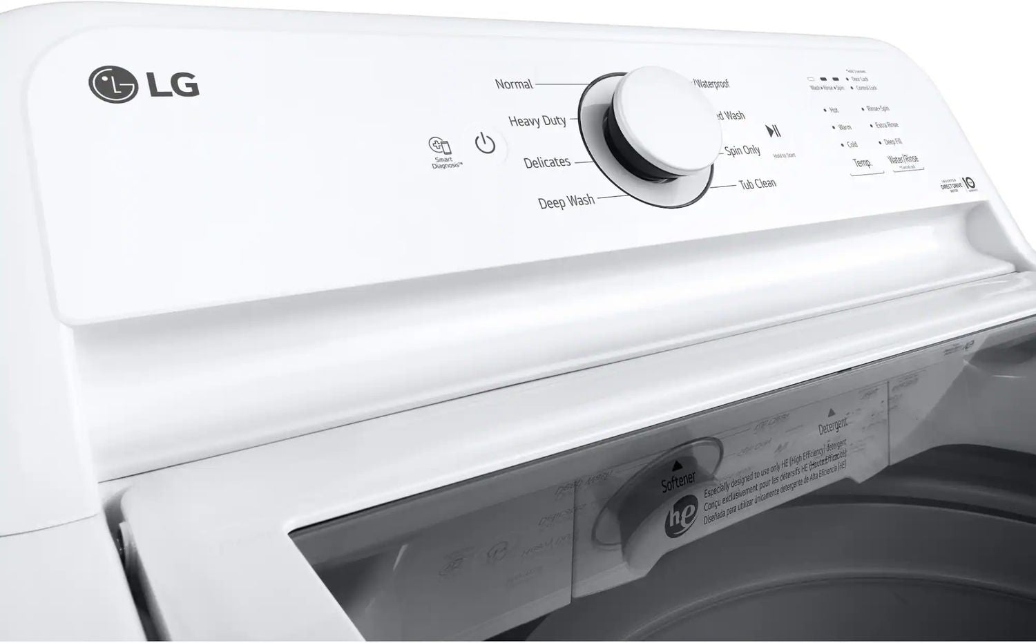 Package - LG - 4.1 Cu. Ft. High-Efficiency Top Load Washer with TurboDrum Technology and 7.3 Cu. Ft. Electric Dryer with Sensor Dry - White