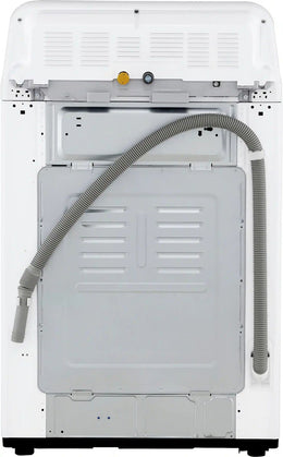 Package - LG - 4.1 Cu. Ft. High-Efficiency Top Load Washer with TurboDrum Technology and 7.3 Cu. Ft. Electric Dryer with Sensor Dry - White