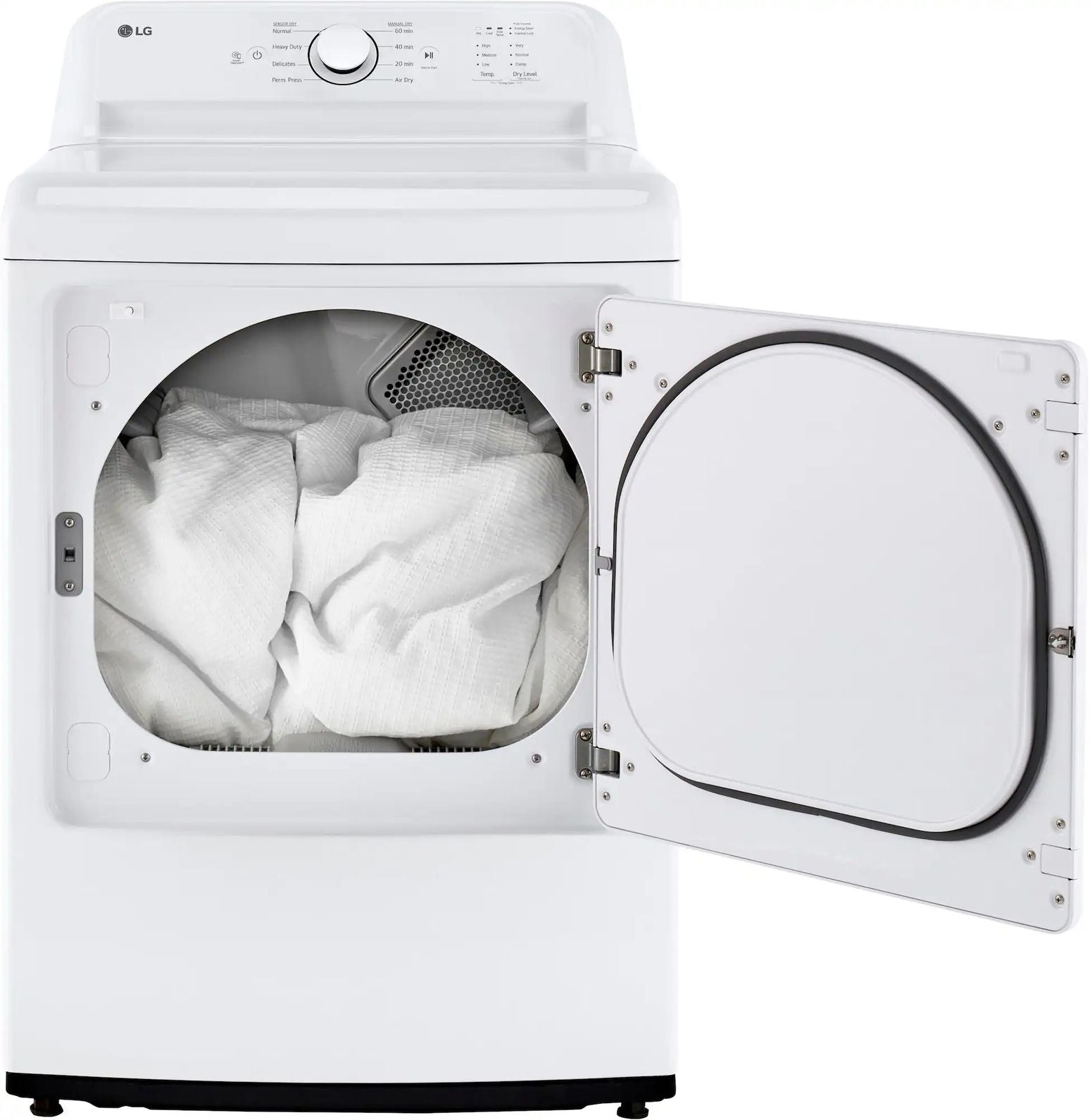 Package - LG - 4.1 Cu. Ft. High-Efficiency Top Load Washer with TurboDrum Technology and 7.3 Cu. Ft. Electric Dryer with Sensor Dry - White