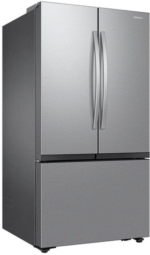 Samsung - 36 in. Wide 32 cu. ft. 3-Door French Door Smart Refrigerator with Dual Auto Ice Maker - Stainless Steel