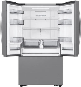 Samsung - 36 in. Wide 32 cu. ft. 3-Door French Door Smart Refrigerator with Dual Auto Ice Maker - Stainless Steel