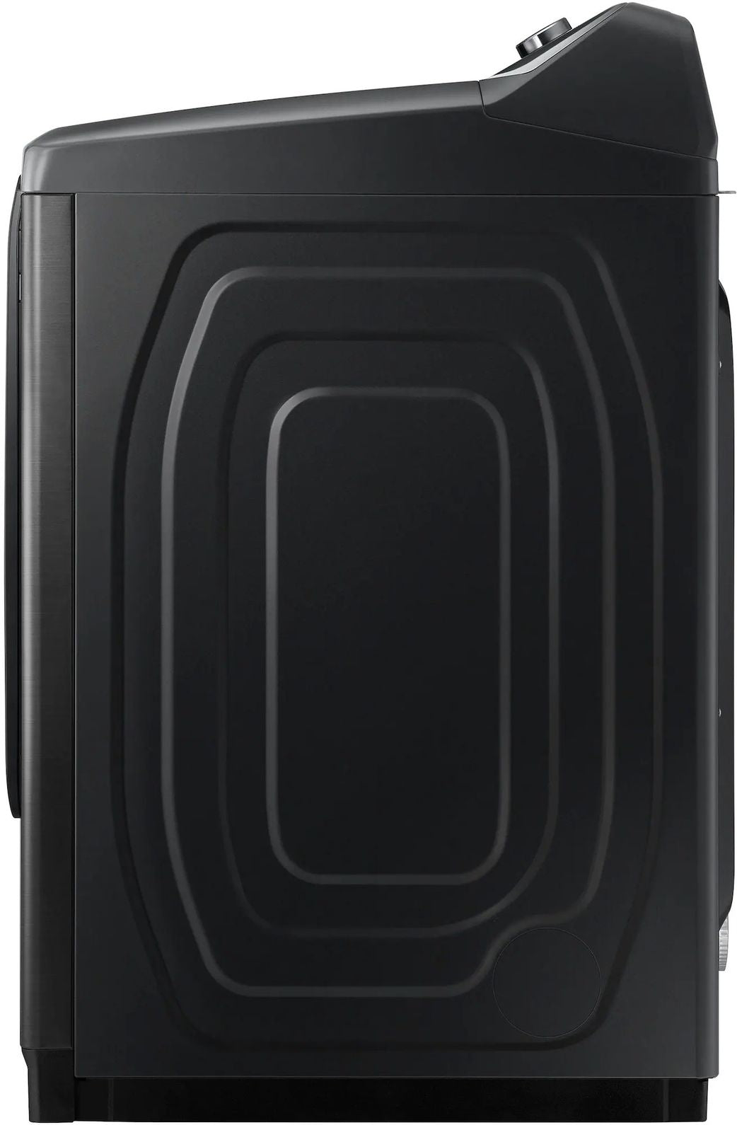 Package - Samsung - 5.5 Cu. Ft. High-Efficiency Smart Top Load Washer with Super Speed Wash - Brushed Black and 7.4 Cu. Ft. Smart Electric Dryer with Steam Sanitize+ - Black