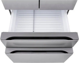 LG - 36-in Standard-Depth MAX 29.6 Cu. Ft. 4-Door French Door Smart Refrigerator with Full-Convert Drawer - Stainless Steel