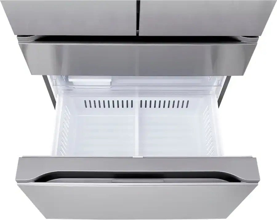LG - 36-in Standard-Depth MAX 29.6 Cu. Ft. 4-Door French Door Smart Refrigerator with Full-Convert Drawer - Stainless Steel