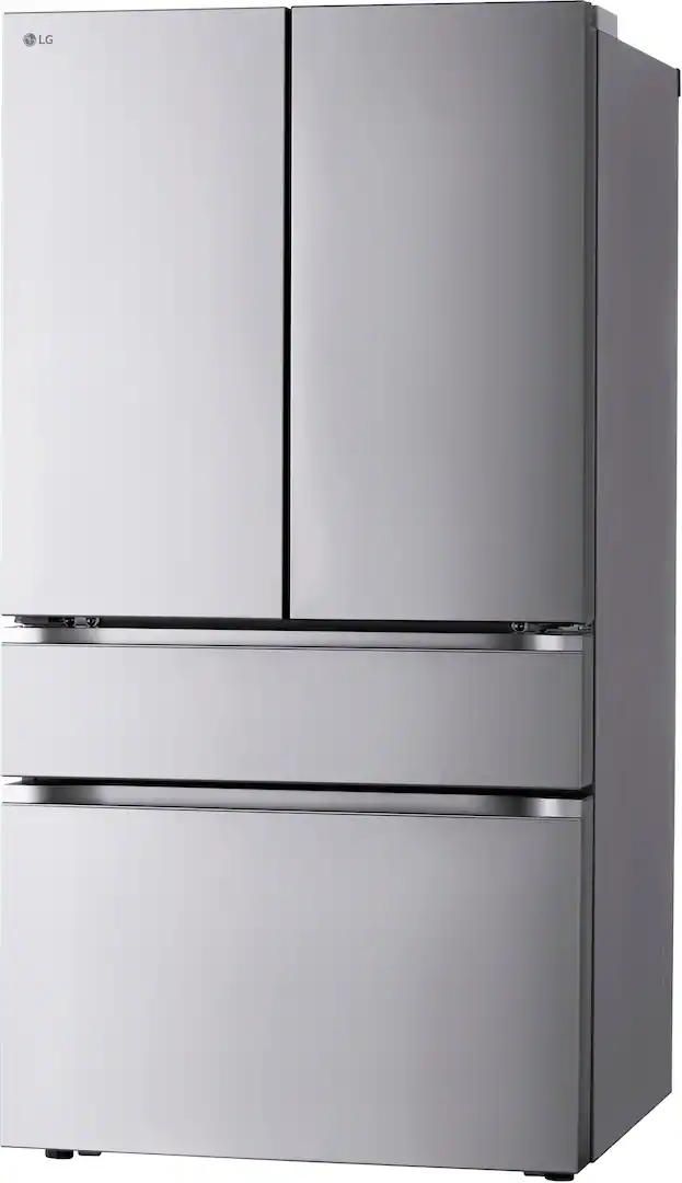 LG - 36-in Standard-Depth MAX 29.6 Cu. Ft. 4-Door French Door Smart Refrigerator with Full-Convert Drawer - Stainless Steel