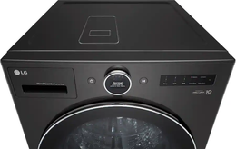 LG - 5.0 Cu. Ft. HE Smart Mega Capacity All-in-One Electric Washer/Dryer WashCombo with Steam and Ventless Inverter Heat Pump - Black Steel