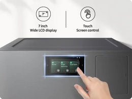 Samsung - 5.3 cu. ft. Bespoke AI Ventless Smart All-In-One Front Load Washer/Electric Dryer Combo with Ventless Heat Pump - Dark Steel