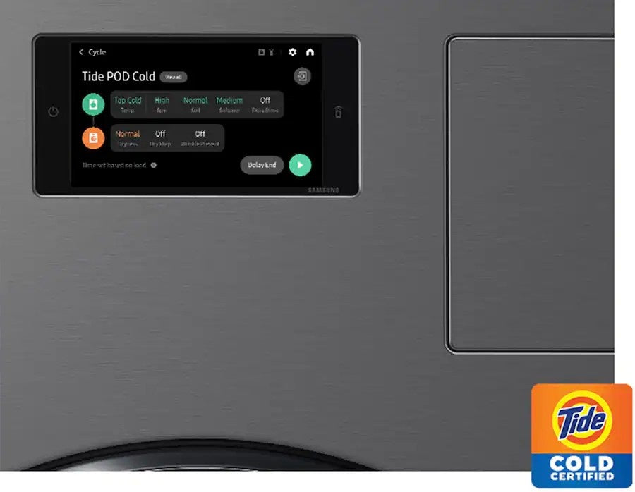 Samsung - 5.3 cu. ft. Bespoke AI Ventless Smart All-In-One Front Load Washer/Electric Dryer Combo with Ventless Heat Pump - Dark Steel
