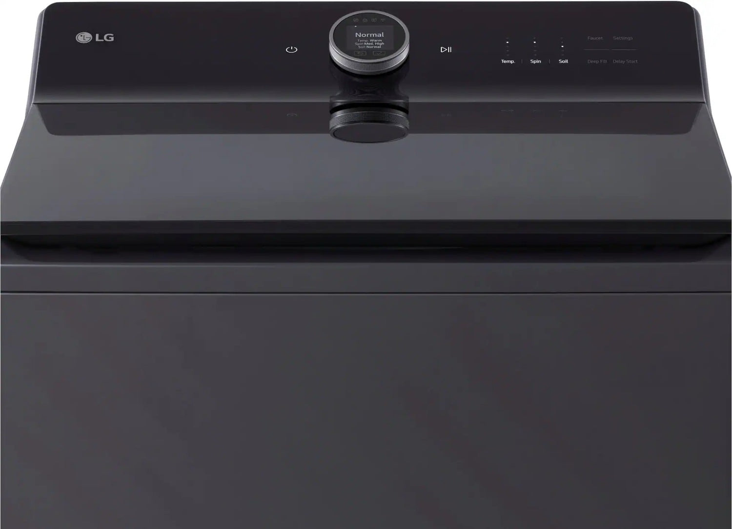 Package - LG - 5.5 Cu. Ft. High Efficiency Smart Top Load Washer with EasyUnload and 7.3 Cu. Ft. Smart Electric Dryer with Steam and EasyLoad Door - Matte Black