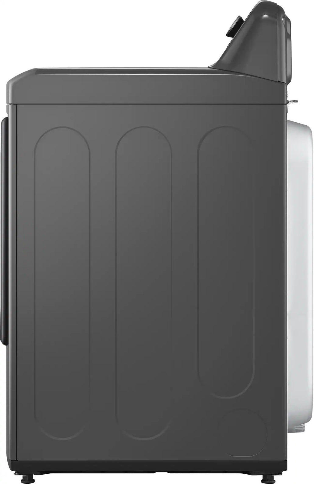 Package - LG - 4.1 Cu. Ft. High-Efficiency Top Load Washer with TurboDrum Technology and 7.3 Cu. Ft. Electric Dryer with Sensor Dry - Monochrome Grey