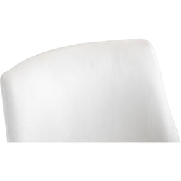 Meridian Karina Cream Velvet Office Chair
