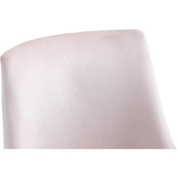 Meridian Karina Pink Velvet Office Chair