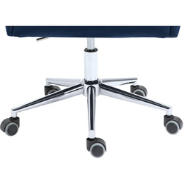 Meridian Karina Navy Velvet Office Chair