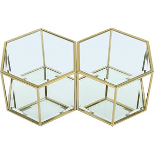 Meridian Sei Brushed Gold Coffee Table