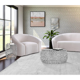 Meridian Priya Silver End Table