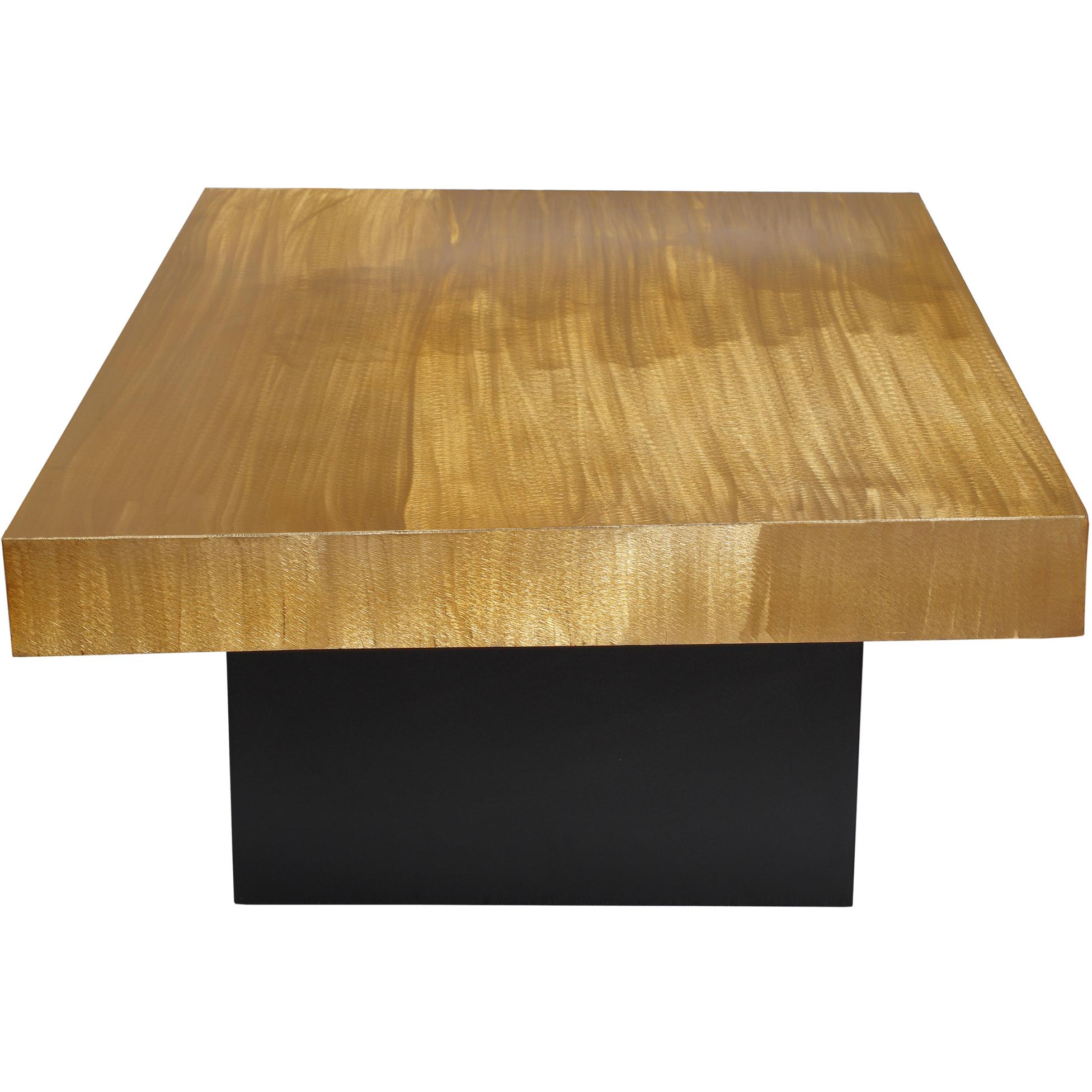Meridian Palladium Gold Coffee Table