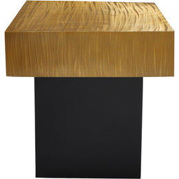 Meridian Palladium Gold End Table