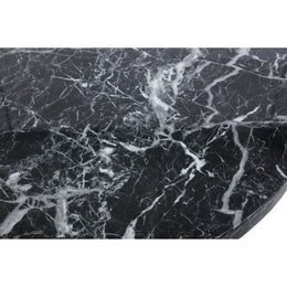 Meridian Omni Black Faux Marble Coffee Table