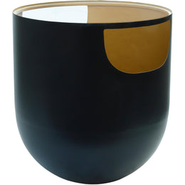 Meridian Doma Black / Gold End Table