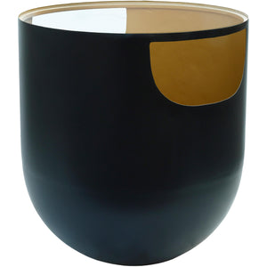 Meridian Doma Black / Gold End Table