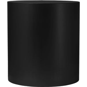 Meridian Cylinder Matte Black End Table