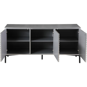 Meridian Glitz Antique Silver Sideboard/Buffet