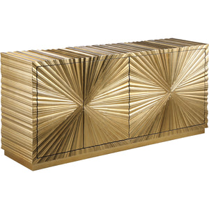 Meridian Golda Gold Leaf Sideboard/Buffet