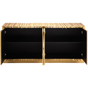 Meridian Golda Gold Leaf Sideboard/Buffet