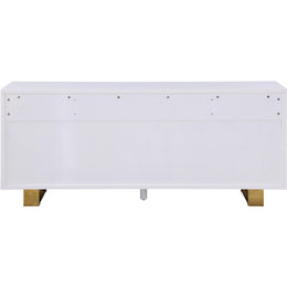 Meridian Excel White Lacquer Sideboard/Buffet