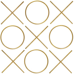 Meridian XOXO Gold Stainless Steel Wall Decor
