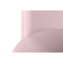 Meridian Rotunda Pink Velvet Accent Chair