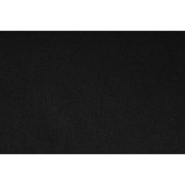 Meridian Serene Black Linen Textured Fabric Deluxe Comfort Modular Ottoman