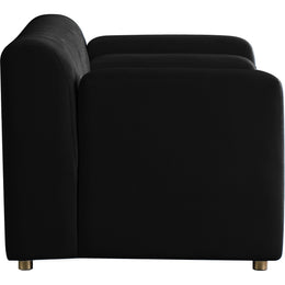 Meridian Naya Black Velvet Chair