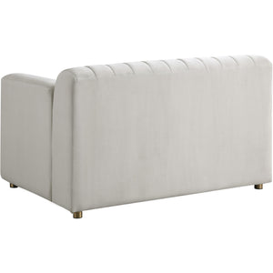 Meridian Naya Cream Velvet Chair