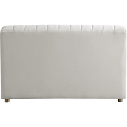 Meridian Naya Cream Velvet Chair