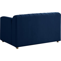 Meridian Naya Navy Velvet Chair