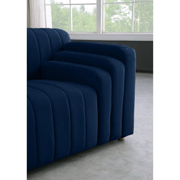 Meridian Naya Navy Velvet Chair