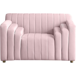 Meridian Naya Pink Velvet Chair
