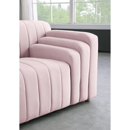 Meridian Naya Pink Velvet Chair
