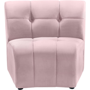 Meridian Limitless Pink Velvet Modular Chair